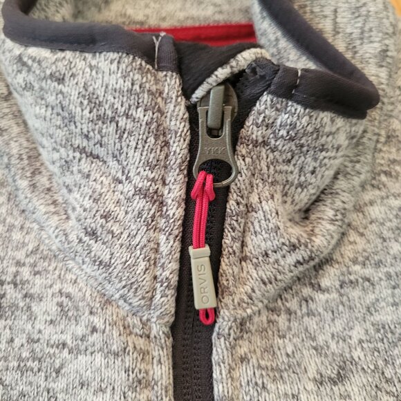 Orvis Heather Gray Full‎ Zip Fleece Vest Zippered Pockets TROUT BUM - Picture 10 of 10